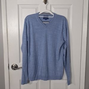 Seriously Soft Apt. 9 Merino Wool Blend V-Neck Pullover‎ Sweater Unisex Size M